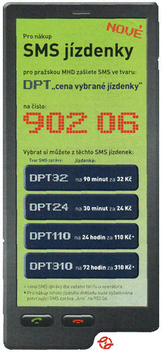 SMS Ticket Prague